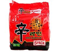 Nong shim Shin Ramyun - Spaghetti istantanei piccanti - 5 pacchetti