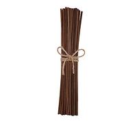 nongcunren Bastoncini per diffusori di oli essenziali, in legno di rattan naturale, 25,4 cm, confezione da 100 pezzi (marrone)