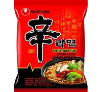 Nongshim Ramen Istantaneo Piccante - 4 pezzi da 120 g [480 g]
