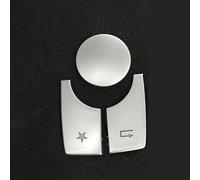 nongyo Adesivi Pulsanti Auto Compatibile con Mercedes per Benz per A B C E CLA GLA Classe GLK per W204 W212 W176 W246 X204 Car Multimedia Tasto del Volume Copertura Trim Sticker(2)