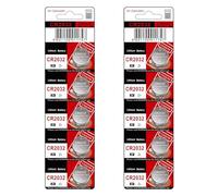 NONGYU 10/5-Count 2032 Batterie a moneta design a tenuta stagna Batteria a moneta Potenza stabile 3V per gadget domestici Telecomandi a prova di perdite