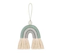 NONGYU Accessorio decorativo per cellulare, cordino per telefono arcobaleno, realizzato a mano, in cotone intrecciato, decorazione da parete