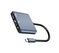 NONGYU Adattatori portatili da USB C a DP1.4 HDTV Design multiport e PD100W Supporto di ricarica rapida per Notebook Laptop Data Hub