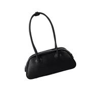 NONGYU Alla moda PU Borsa Cerniere Borsa Elegante Borse A Tracolla Grande Capacità Ascelle Pendolari Borsa Per Le Donne di Modo Elegante Ufficio Borsa, Nero , One Size