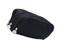 NONGYU Astuccio espandibile di grande capacità sacchetti per matite a doppio strato borsa espandibile da viaggio per pennelli da trucco borsa espandibile per penne, Nero