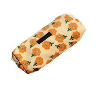 NONGYU Astuccio in velluto a coste, con ampio scomparto, multiuso, per penne e matite, borsa da viaggio per trucchi per studentesse, ragazze e donne