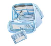 NONGYU Astuccio scolastico Astuccio per penne di grande capacità Supporti semplici per pennarelli Forniture artistiche Stoccaggio per studenti Borsa estetica Scatola semplice Forniture per ufficio
