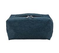 NONGYU Beauty case da viaggio con manico, impermeabile, borsa per cosmetici, organizer per cosmetici per donne e ragazze, Blu, As shown in the picture (error 1-3cm)