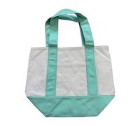 NONGYU Borsa a tracolla alla moda Borsa casual in tela di canapa di grande capacità con manico superiore per viaggi di grande capacità per le donne shopping borsa alla moda scuola, Verde, One Size