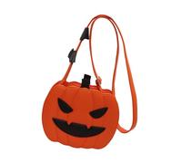 NONGYU Borsa a tracolla con zucca accattivante per divertimento di Halloween Borsa a tracolla delicata e confortevole per donne ragazze zucca di grande capacità, H, One Size