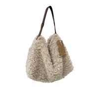 NONGYU Borsa a tracolla in pelliccia sintetica, leggera, con tracolla ergonomica, per il massimo comfort durante i viaggi, i pendolari