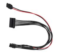 NONGYU Cavo di prolunga flessibile SATA da 15 pin a 6 pin, supporta disco rigido aggiuntivo e unità ottiche per PC Case Opticals Drive Cable