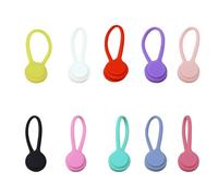 NONGYU Clip per cavo in silicone per una gestione efficiente della ricarica e del cavo degli auricolari in una varietà di stili di personalità Supporto per filo per scrivania