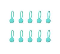 NONGYU Clip per cavo in silicone per una gestione efficiente della ricarica e del cavo degli auricolari in una varietà di stili di personalità Supporto per filo per scrivania
