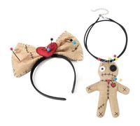 NONGYU Collana fascia Dark Series Masquerades Costume Copricapo Femminile Cosplay Dress Up Neckwear Party Hairhoop