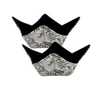 NONGYU Confezione da 2 supporti pieghevoli in cotone isolati per ciotole da zuppa per microonde e zuppe, accessori da cucina, sottopentola adatti al microonde