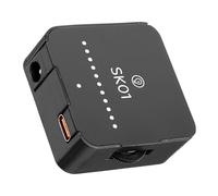 NONGYU Controller ventola a 4 fili con luce visiva per ventola di raffreddamento del computer fino a 6 ventole 60 W di potenza PD3.0 Controller di velocità della ventola