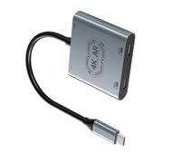 NONGYU Convertitore di tipo C per occhiali PD100W Potenza 4K 60HZ Trasmissione Adattatore Shell in Alluminio per Dispositivo di Gioco Occhiali AR Tipo C Hub