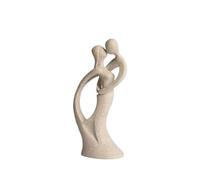 NONGYU Coppia Sculture Arenaria Bacio Amanti Coppia Statua Astratta Figurine Romantici Appassionato Amore Ornamento Decorazioni per la casa Sculture astratte moderne Decorazioni per la casa