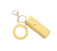 NONGYU Custodia per rossetto comoda e portatile, elegante e compatta, perfetta per l'uso quotidiano e casual, Giallo, As shown in the picture (1-3cm error)