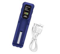 NONGYU Display a LED intelligente con spegnimento automatico a slot singolo per batterie 14500 18650 21700 Design espandibile Ricarica della batteria