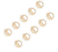 NONGYU Eleganti Portatovaglioli Costruzione In Lega Sole Lune Modello Elementi di Fissaggio Per Banchetti di Nozze Decorazione Sostenibile Della Tabella Decorazione Clip