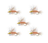 NONGYU Esca portatile per pesca a mosca secca, design a secco, in lega di acciaio, resiste per una pesca costante in condizioni di pioggia, esca impermeabile