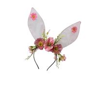 NONGYU Fascia per capelli con orecchie di animale in rete traspirante, comoda accessorio per capelli per celebrazioni pasquali, feste in rete traspirante, accessorio per capelli comodo per feste di