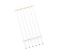 NONGYU Fermagli per capelli da parete per bambini, 10 ganci e 6 nastri, decorazione per la cameretta dei bambini per fiocchi e accessori da parete per ragazze con ganci, Medio, come descritto