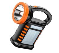 NONGYU Lampada impermeabile di emergenza solare ricaricabile della luce del lavoro della torcia elettrica del LED per il campeggio, all'aperto, le emergenze durevole torcia elettrica impermeabile del