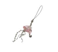 NONGYU Medusa a forma di cordino per telefono decorazione zaino catena antilost realistico meduse accessorio acrilico texture