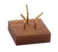 NONGYU Mineral Rack - Espositore in legno sofisticato per cristalli, fossili e oggetti da collezione Rock Collection Holder Rock Collection, Medio, come descritto
