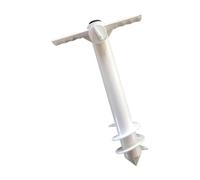 NONGYU Pali elicoidali in ABS resistente, per fissare ombrelli, facili da installare, resistenti al sole, per uso esterno, per ombrelloni da spiaggia elicoidali, ancoraggi