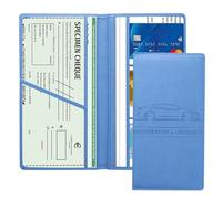 NONGYU Porta libretto per auto, per vano portaoggetti, accessorio per interni per tutte le patenti e le carte di assicurazione, A, One Size