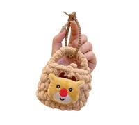 NONGYU Portachiavi in peluche con tasca portamonete, regalo di Natale perfetto per le vacanze, regalo di Natale perfetto per l'uso quotidiano, B, Taglia unica