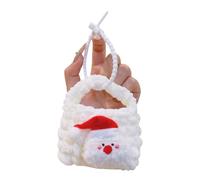 NONGYU Portachiavi in peluche con tasca portamonete, regalo di Natale perfetto per le vacanze, regalo di Natale perfetto per l'uso quotidiano, F, Taglia unica