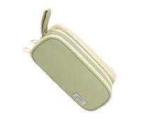 NONGYU Pratico astuccio semplice borsa per penne di grande capacità organizzatori estetici grande capacità sacchetto semplice regalo estetico, Verde, Taglia unica