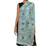 NONGYU Sciarpa morbida e confortevole in poliestere per pelli sensibili, multifunzionale, portatile, per viaggi, spostamenti quotidiani e attività all'aperto, Verde, Taglia unica