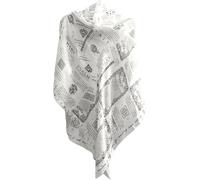 NONGYU Sciarpa morbida e confortevole in poliestere per pelli sensibili, multifunzionale, portatile, per viaggi, spostamenti quotidiani e attività all'aperto, bianco, Taglia unica