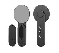 NONGYU Supporto per telefono a doppio schermo per computer portatili Design pieghevole Angolo multiplo regolabile telaio in lega di alluminio Design Supporto per telefono ad angolo multiplo