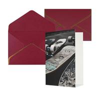 NONHAI Biglietti di auguri con buste Thinking of You Biglietto vuoto Note Card Skate Board Biglietti di auguri per compleanno, baby shower, congratulazioni matrimonio biglietto di ringraziamento per