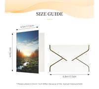 NONHAI Biglietti di auguri con buste Thinking of You, biglietto vuoto per appunti al tramonto, biglietti di auguri per compleanno, baby shower, congratulazioni, matrimonio, ringraziamento, tutte le