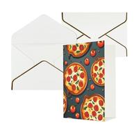 NONHAI Biglietti di auguri con buste Thinking of You, biglietto vuoto per pizza e cibo, biglietti di auguri per compleanno, baby shower, congratulazioni, matrimonio, ringraziamento, tutte le occasioni