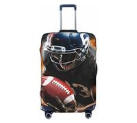 NONHAI Copertura per bagagli da viaggio Protezione per valigia Cool American Football elastico lavabile elasticizzato protezione antigraffio valigia da viaggio copertura adatta per bagagli da 45-81