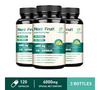 Noni Fruit 6000 mg - con BioPerine - Salute digestiva, protezione antiossidante