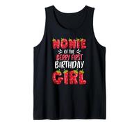 Nonie of The Berry Primo Compleanno Ragazza Fragola Famiglia Canotta