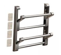 NonMiFyR 2x Scarpiera Da Parete, Organizer per Scarpe Da Appendere, Pieghevole, Facile Da Installare, Ripiano Portaoggetti in Alluminio per L'ingresso