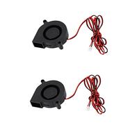 NonMiFyR 2X Ventola di Raffreddamento a Basso Rumore da 24 V per Ventole di Raffreddamento 3D, Ventola Radiale, Mini Ventola per PC - Nera