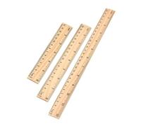 NonMiFyR 3 Pezzi Righelli in Legno Righelli in Legno Precisi per Il Disegno Dell'ufficio Degli