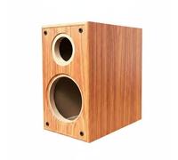 NonMiFyR Audio Cabinet Mobile Acustico Legno Vented Scatola Speaker Supporto Progetto DIY Apertura Regolabile per Musica Studio Laboratorio Camera, Acero Marrone